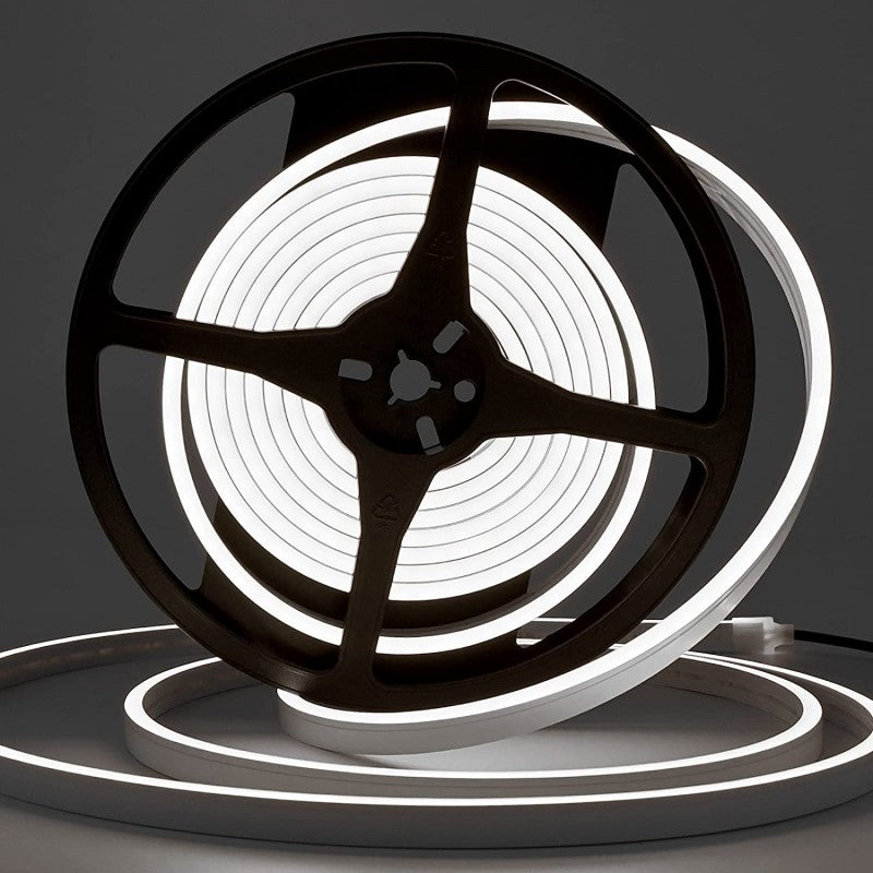Set Neon Flex LED 5 m, 12 V, 6500 K, alimentator 60 W, interior