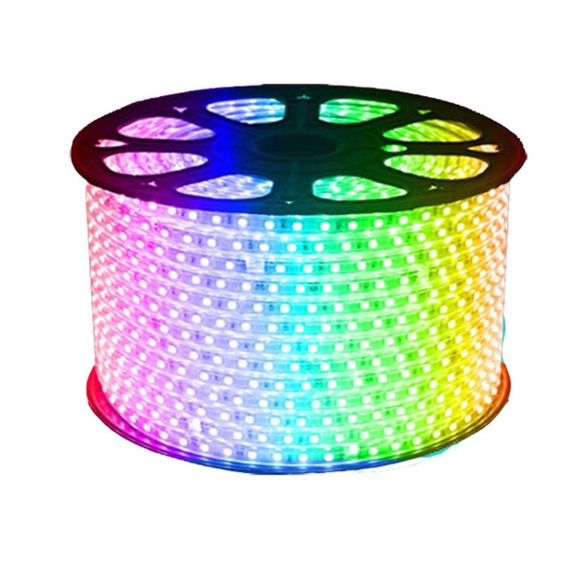 Bandă LED RGB 5050, 220 V, pentru iluminat interior