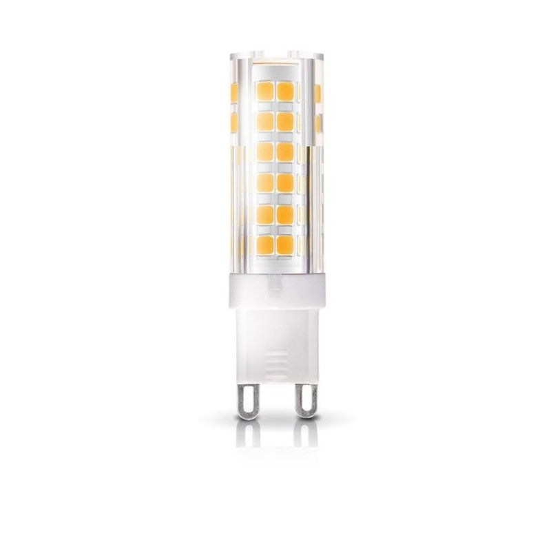 Set 10 becuri LED G9, 9 W, 700 lm, 3000 K, lumină caldă, 220 V