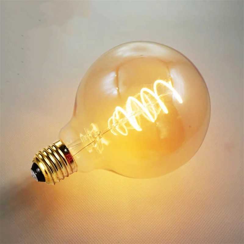 Bec LED G95 E27, 4 W, 220 lm, 2000 K, lumină caldă, 95 x 134 mm