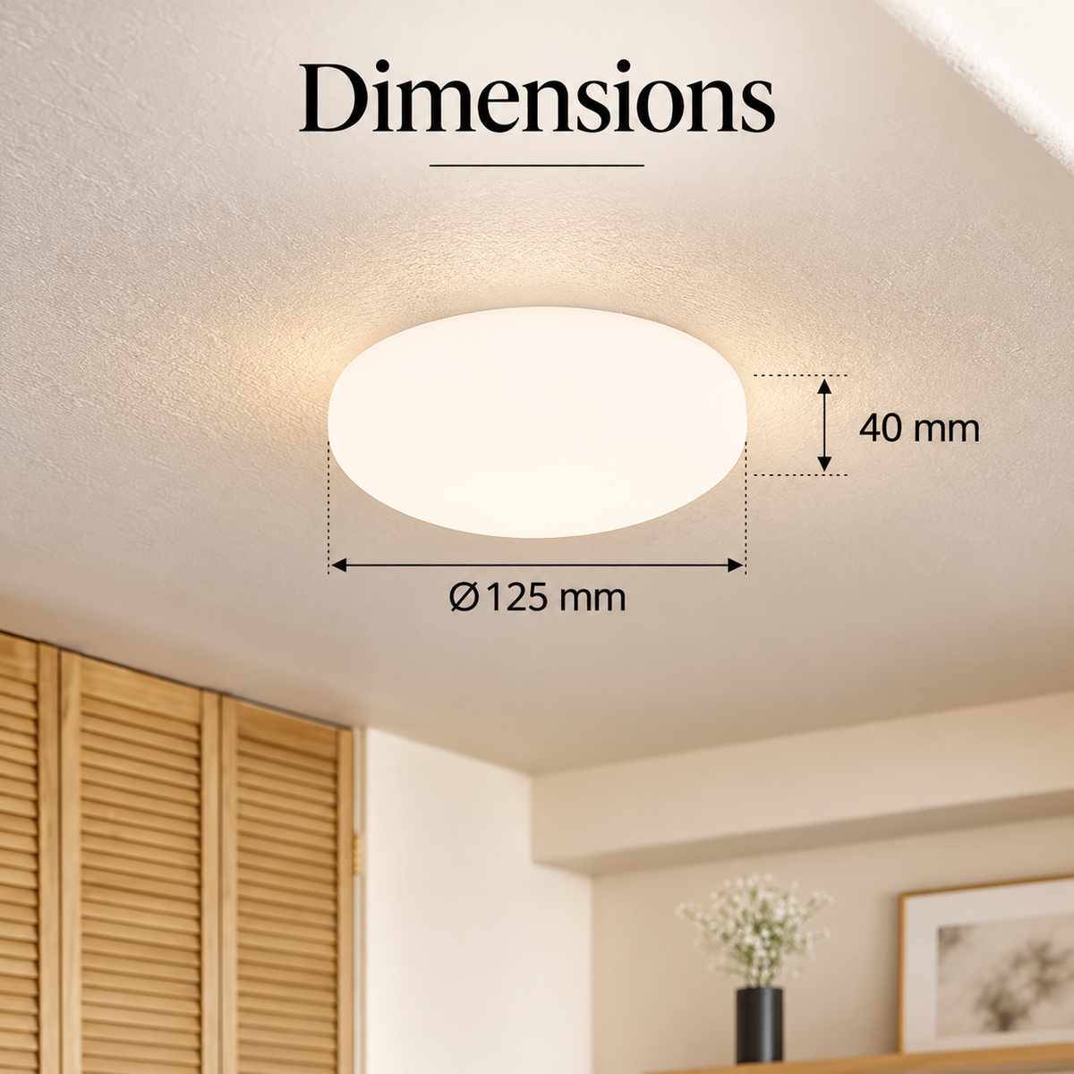 Aplică LED rotundă de perete, 18 W, 2240 lm, 3 culori, alb, IP20
