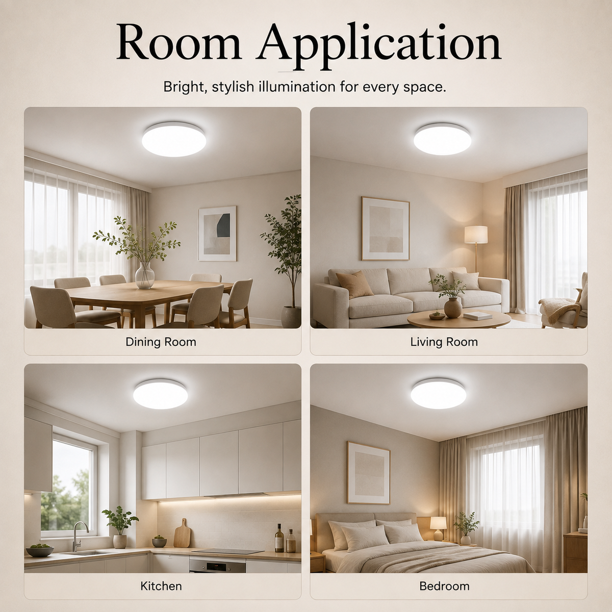 Aplică LED rotundă de perete, 24 W, 2240 lm, 3 culori, albă, 17,5 cm