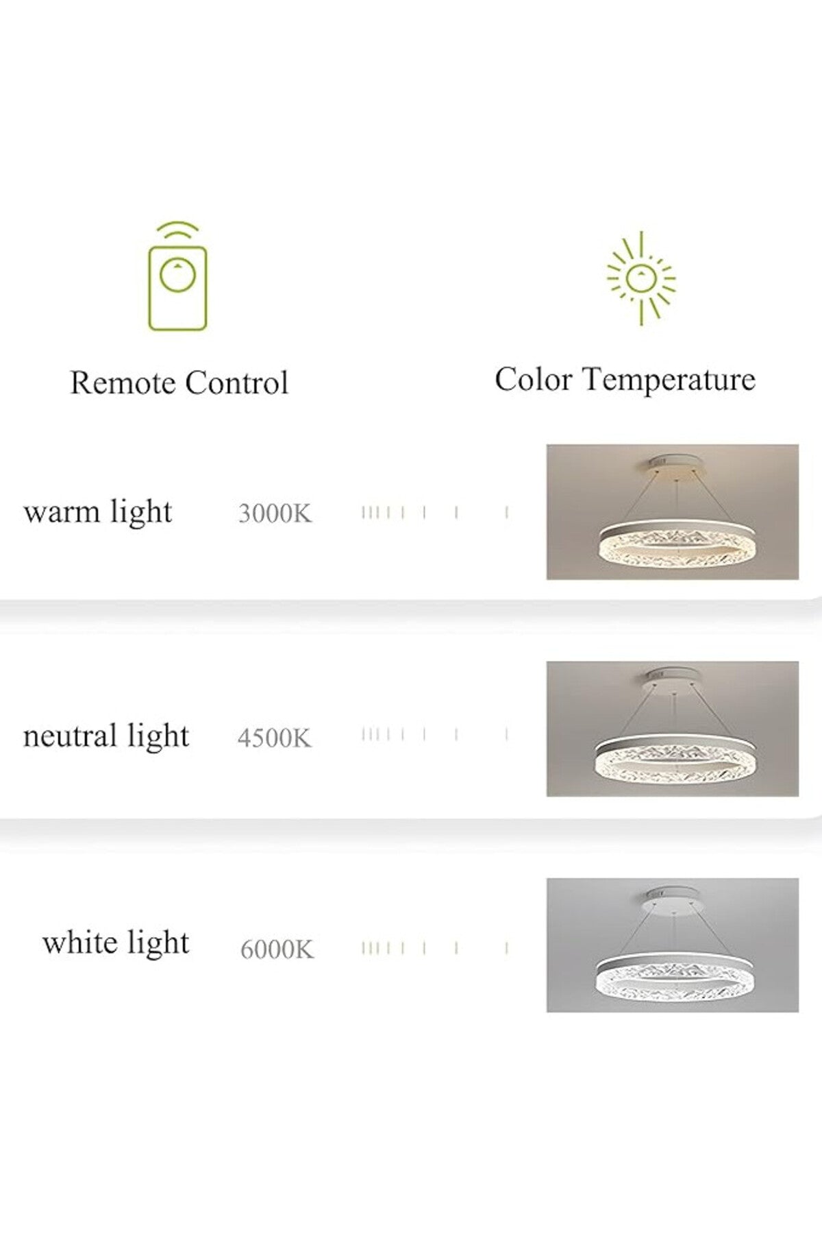 Lustră LED tip inel cu bule, 44 W, WiFi, dimabilă, 3 culori