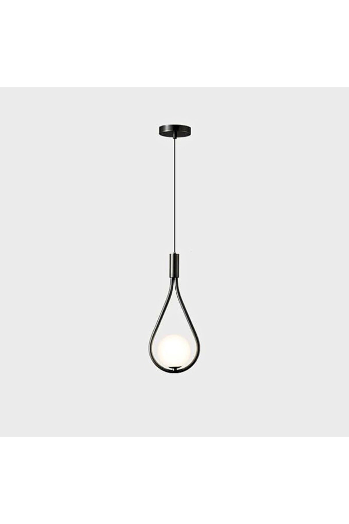 Lampă suspendată neagră, 100 cm, cu soclu E27