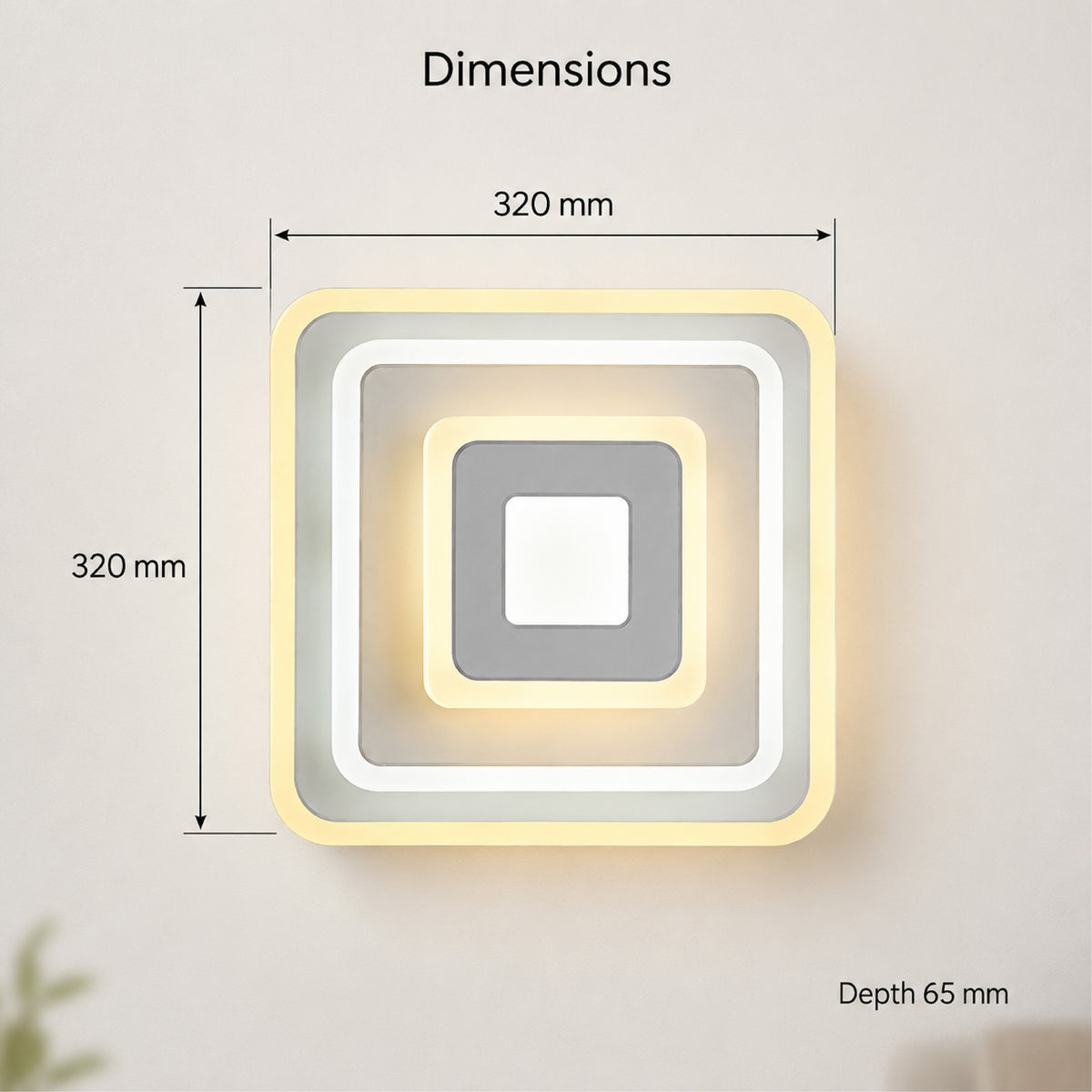 Aplica LED pentru oglindă, 32 cm, dimabilă, Wi-Fi, telecomandă, 2500 lm