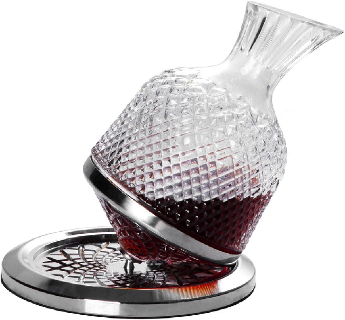 Decantor de vin rotativ