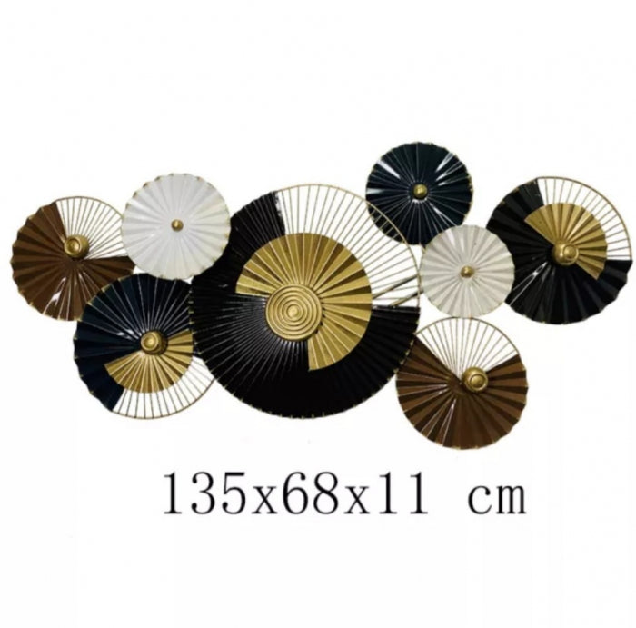Decoratiune metalică de perete A2018 – motive florale, elegantă și rafinată