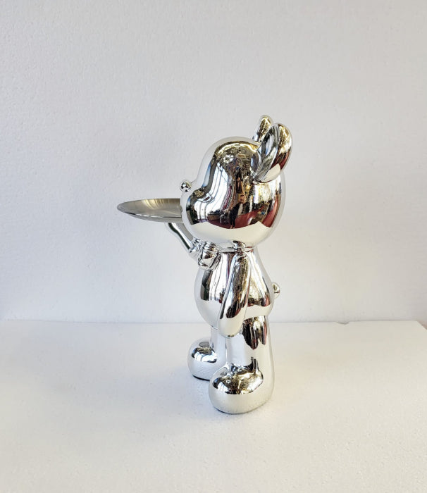Decorațiune de masă crom/auriu XL036