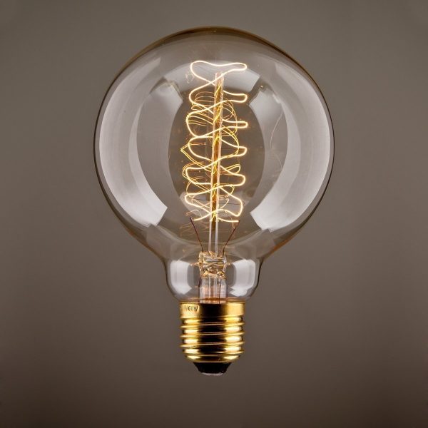 Bec LED G95 E27, 4 W, 220 lm, 2000 K, lumină caldă, 95 x 134 mm