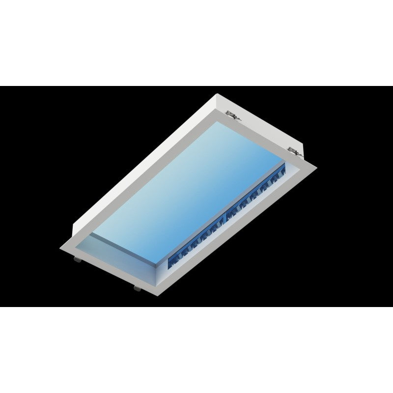 Fereastră decorativă cu iluminare LED, 35 W, 4200 K, 60 × 30 cm