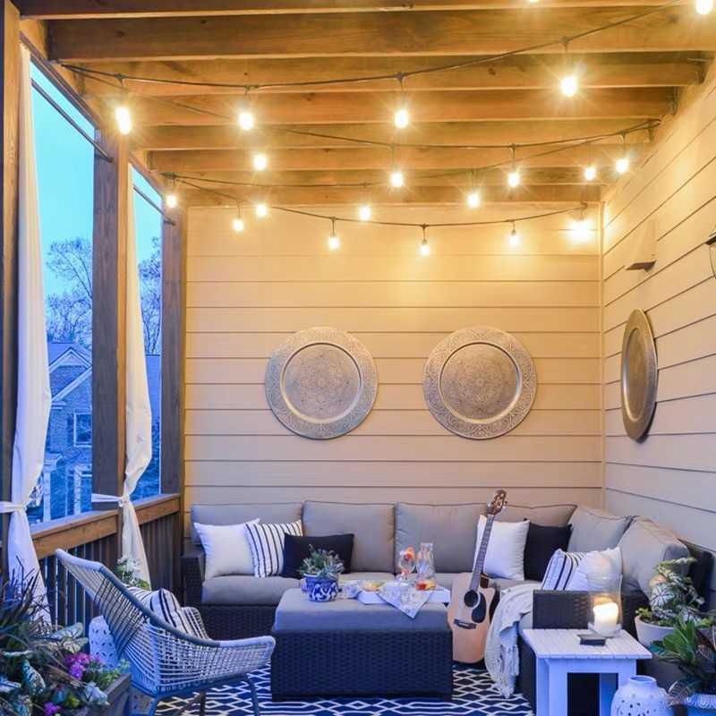 Ghirlandă luminoasă de exterior, 10 m, 15 socluri E27, IP65, 220 V