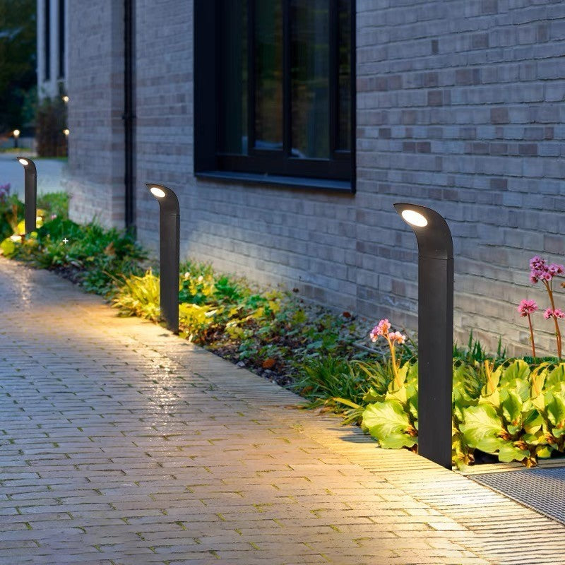 Lampă solară LED pentru alee, 10 W, 1000 lm, 3000 K, 60 cm