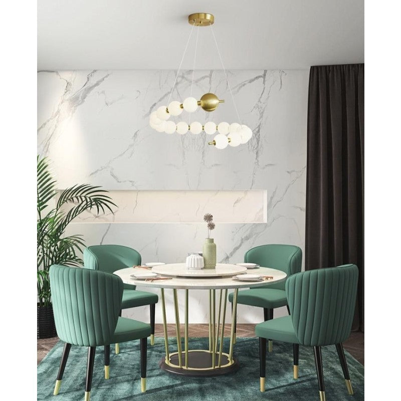 Lustră LED 48 W cu telecomandă, 3000/4000/6500 K, Ø48 cm