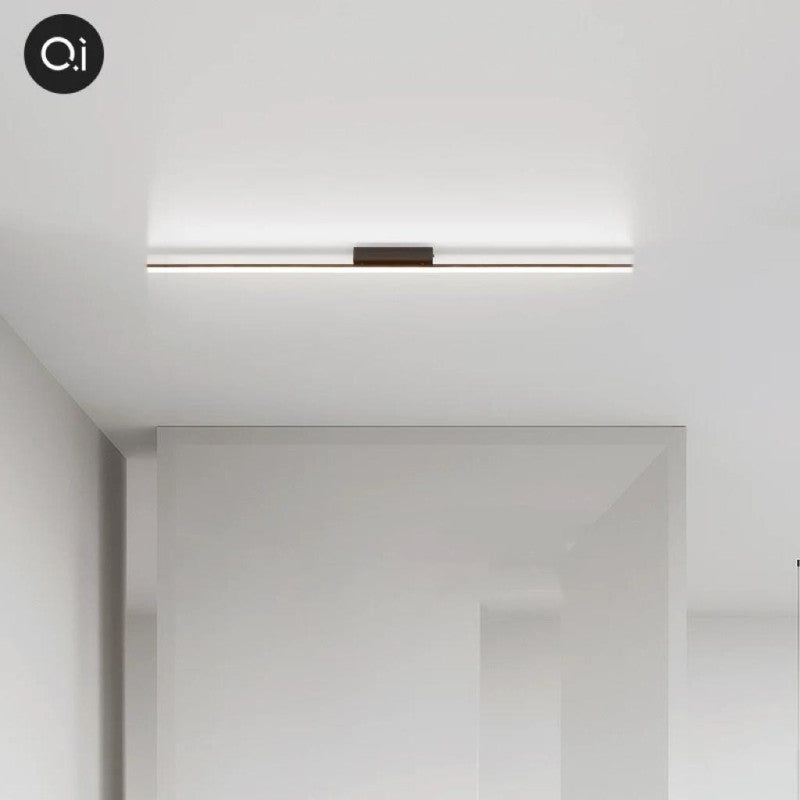 Plafonieră LED neagră, 80 cm, 3 culori de lumină, 2500 lm