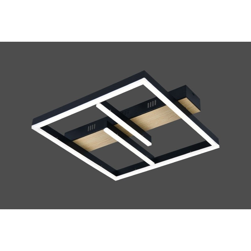 Plafonieră LED 80 W dimabilă, cu telecomandă, Ø 45 cm, 3 temperaturi