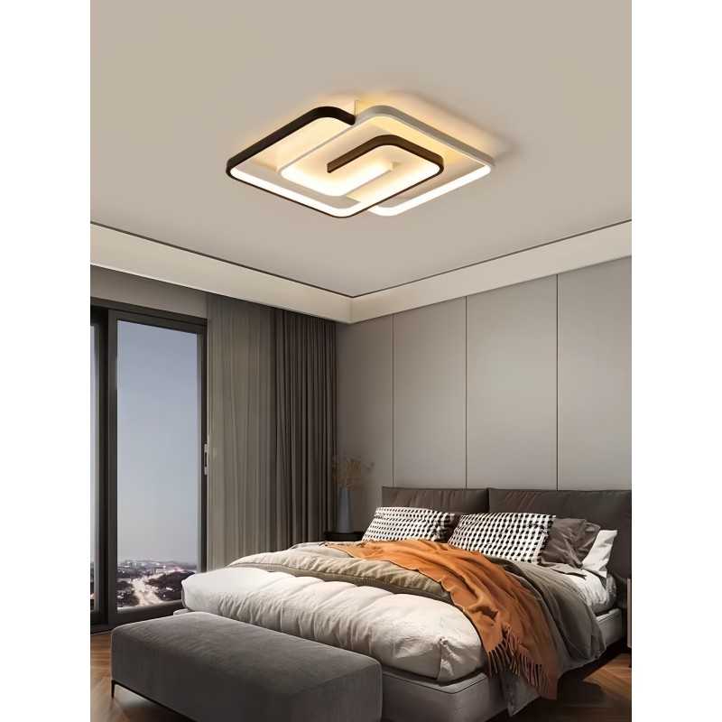 Plafonieră LED 55 cm, 148 W, 8000 lm, Wi-Fi, telecomandă, 3 culori