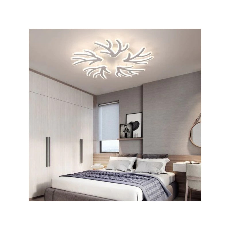 Candelabru LED 220 W, 10.000 lm, dimabil, telecomandă, 3 temperaturi