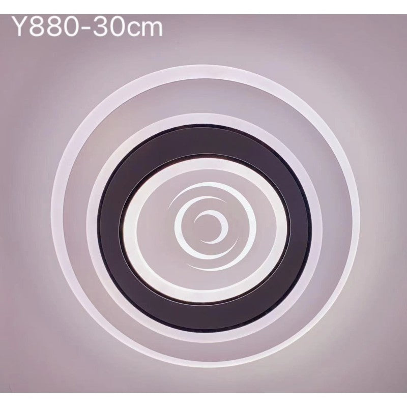 Plafonieră LED rotundă 82 W, 4000 lm, Ø30 cm, dimabilă, cu telecomandă