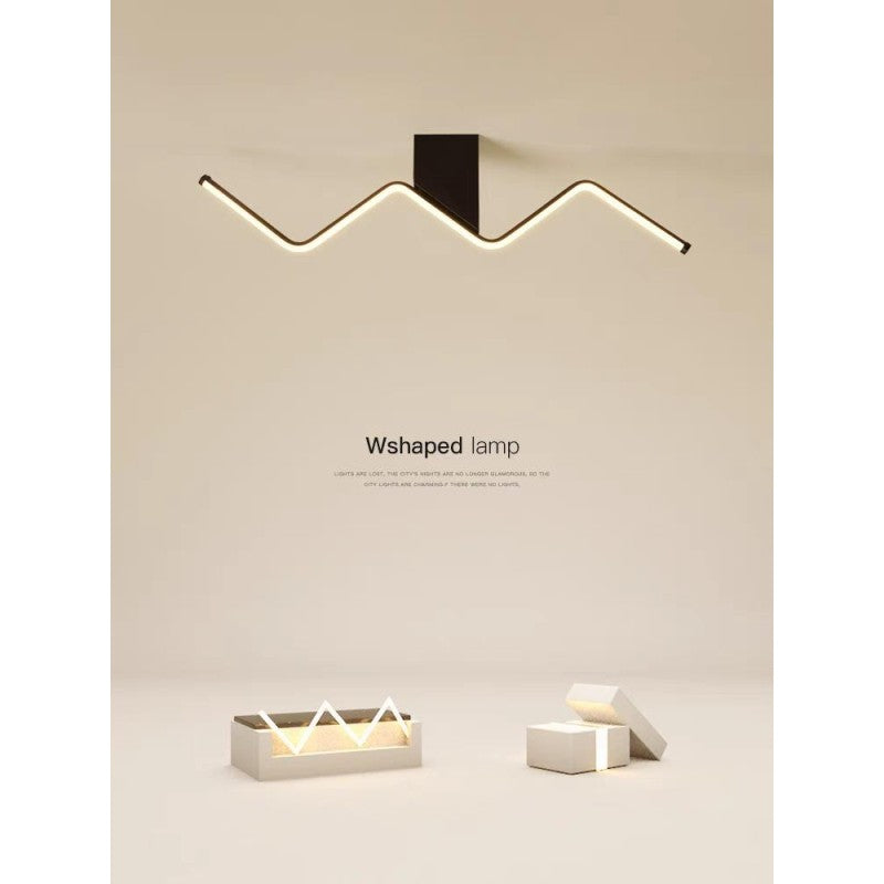 Plafonieră LED 90 cm, 40 W, dimabilă, Wi-Fi, telecomandă, 3 tonuri de lumină