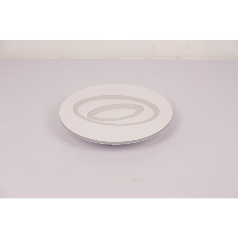Plafonieră LED RGB 74 W cu Wi-Fi și telecomandă, 40 × 40 cm, albă