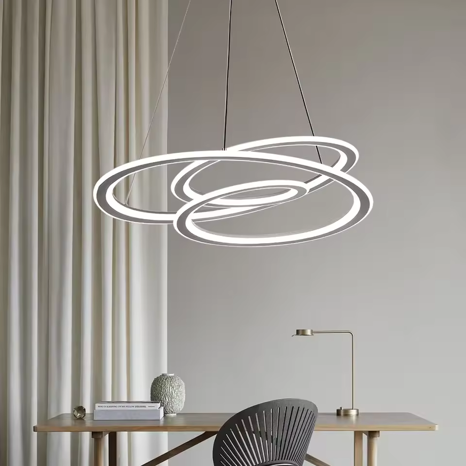 Plafonieră LED neagră 55 cm, Wi-Fi, dimabilă, cu telecomandă, 3 culori