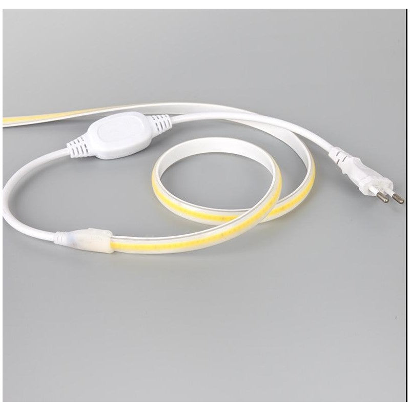 Conector pentru bandă LED COB, 288 LED/m, 8 mm, 220 V, interior