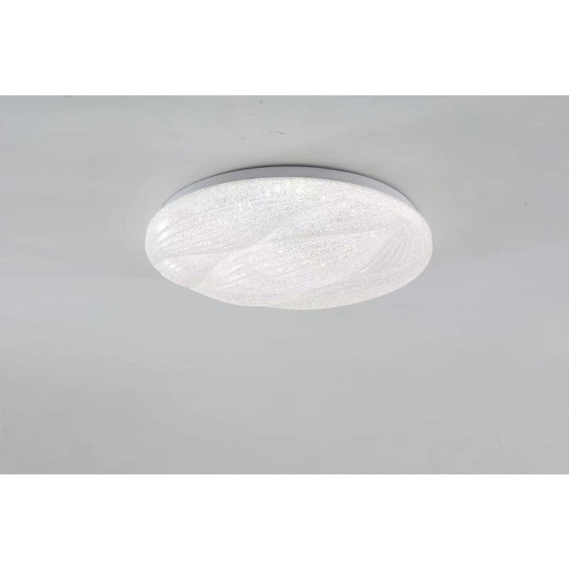 Plafonieră LED 72 W, albă, Ø35 cm, cu telecomandă și lumină reglabilă