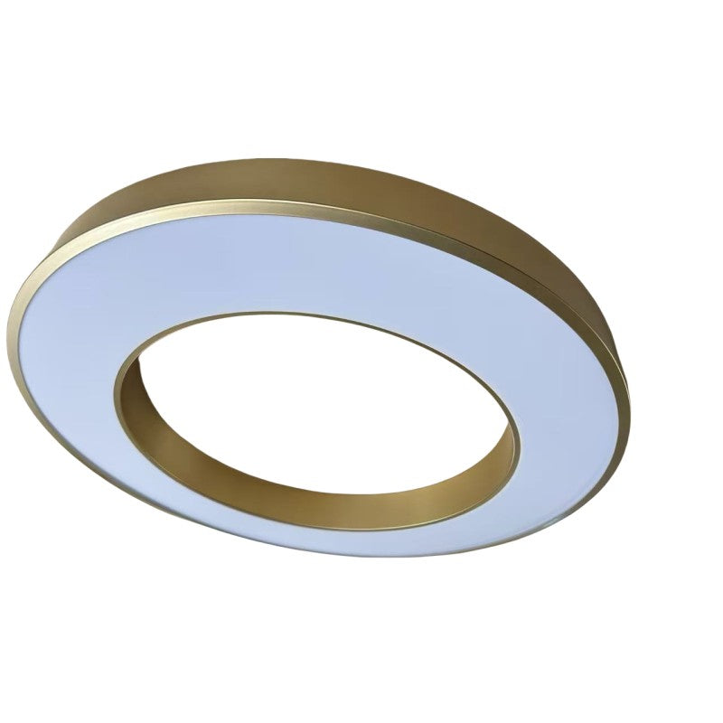 Plafonieră LED rotundă aurie, 48 W, 4100 lm, 4000 K, Ø50 cm