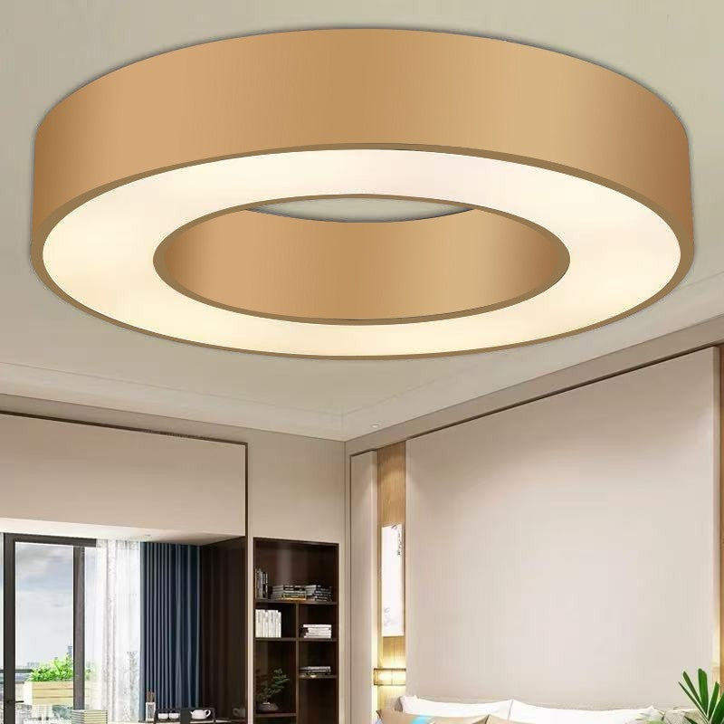Plafonieră LED rotundă aurie, 48 W, 4100 lm, 4000 K, Ø50 cm
