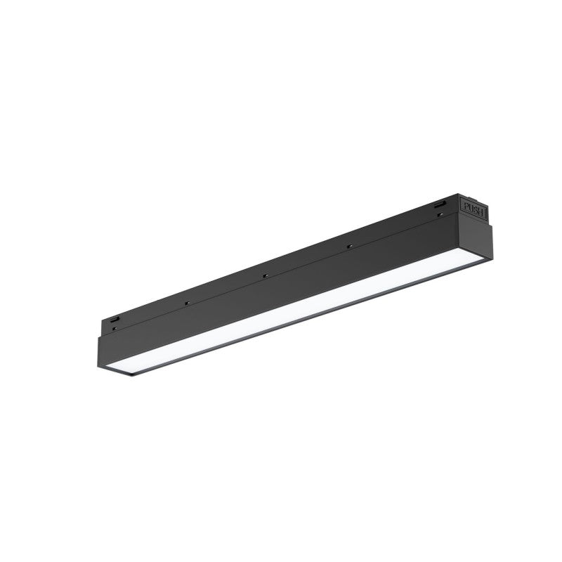 Spot LED magnetic pentru șină, 48 V, 12 W, 1200 lm, 4000 K, negru