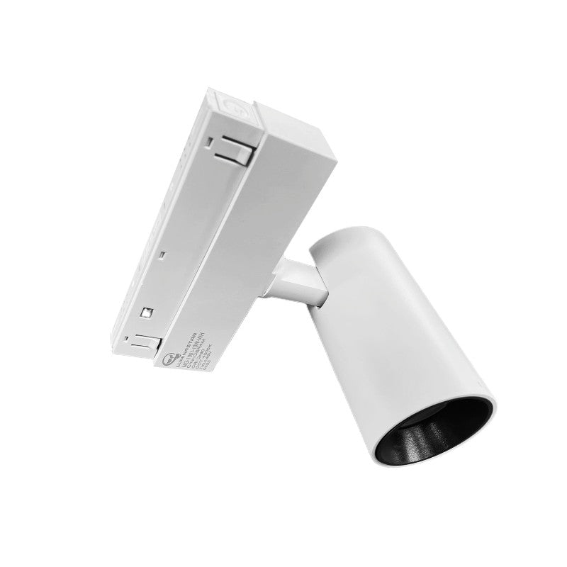 Proiector LED COB pentru șină magnetică, 10 W, 1000 lm, 4000 K, 48 V, alb