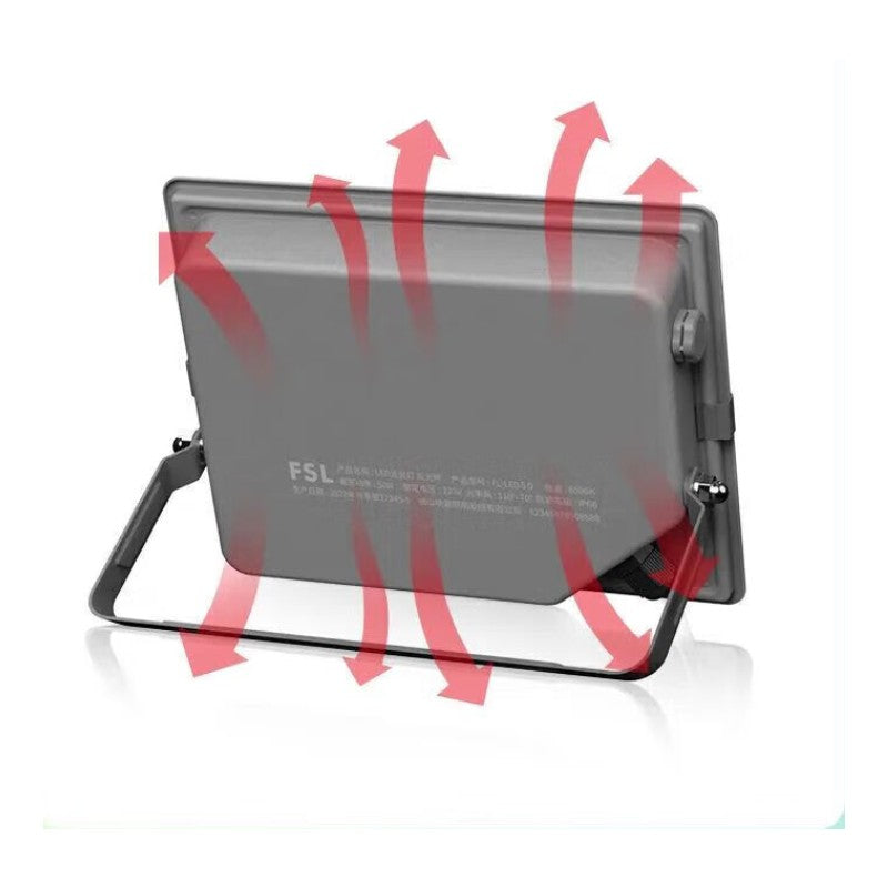 Proiector LED FSL 200W, 18.000 lm, 6500K, IP66, exterior, 220V