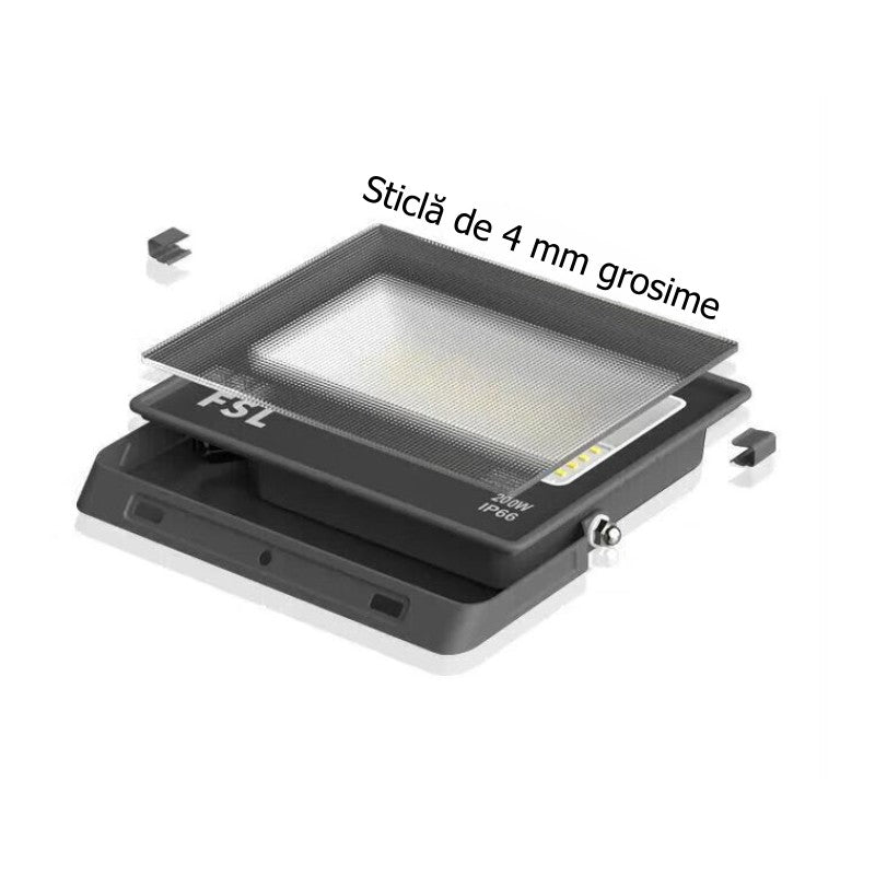 Proiector LED exterior, 50 W, 4500 lm, 6500 K, IP66