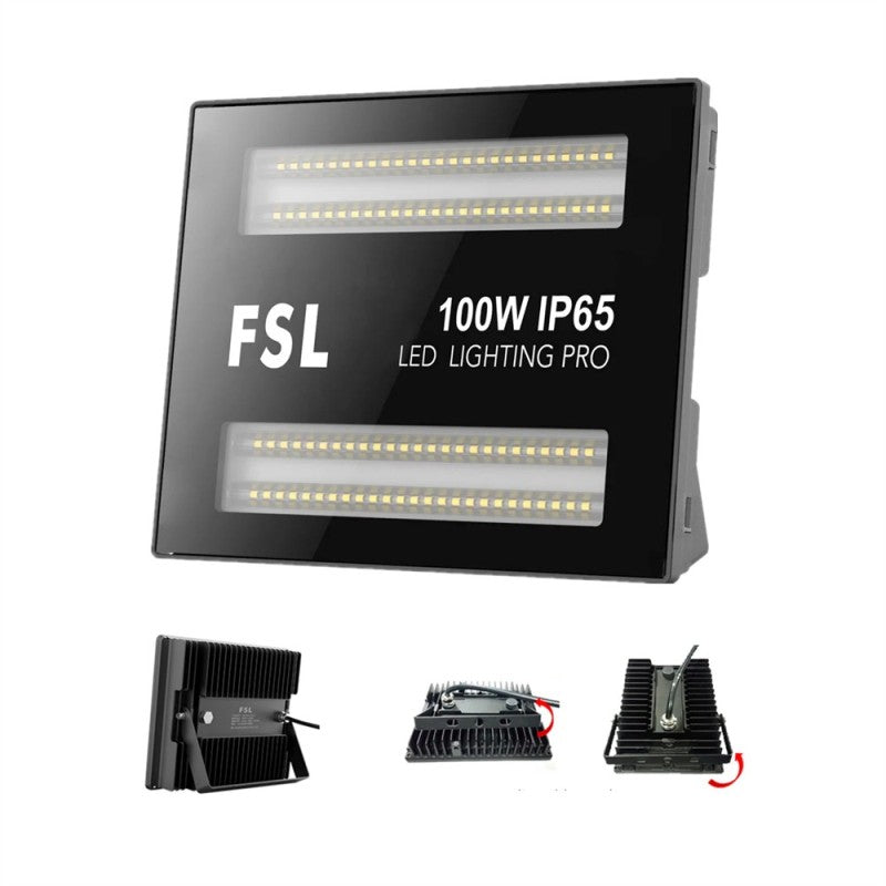 Proiector LED FSL FSF 808A1, 100 W, 10.000 lm, 6500 K, exterior