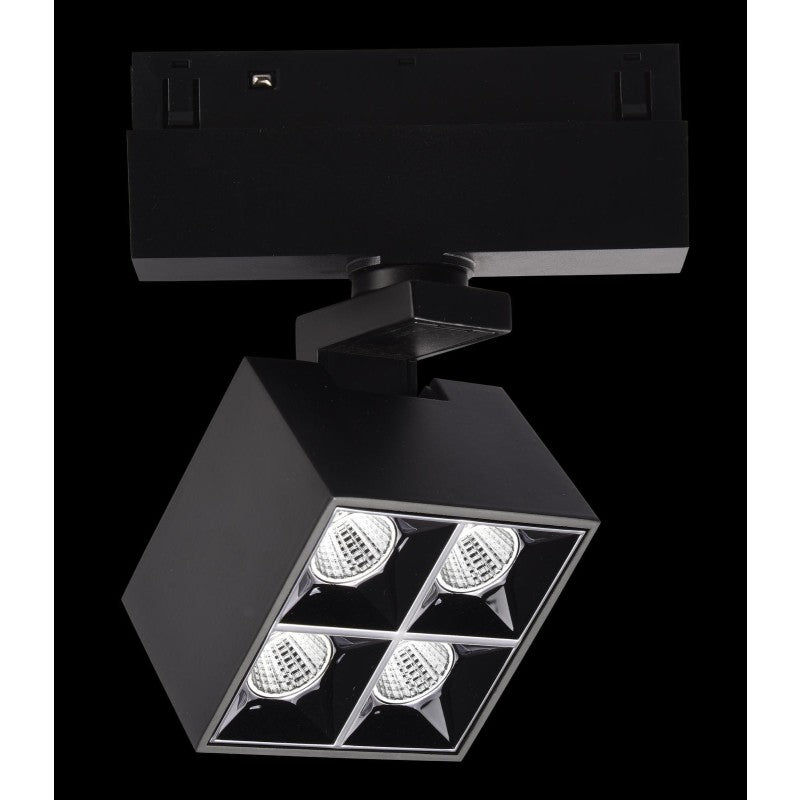 Proiector LED magnetic pentru șină, 15 W, 4000 K, 1500 lm, 48 V