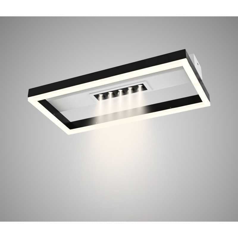 Plafonieră LED 36 W, dimabilă, Wi-Fi, telecomandă, 3 nuanțe, alb