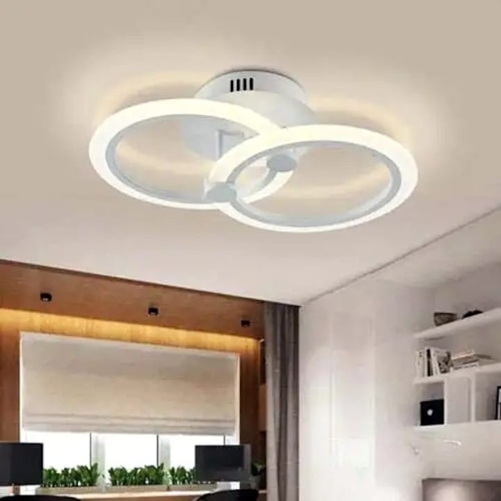 Aplică LED de perete albă, dimabilă, cu telecomandă, 3 culori, 40 cm