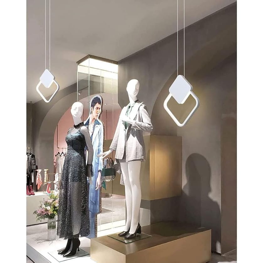 Pendul LED alb, 13 W, 650 lm, Ø22 cm, 3 moduri de iluminare