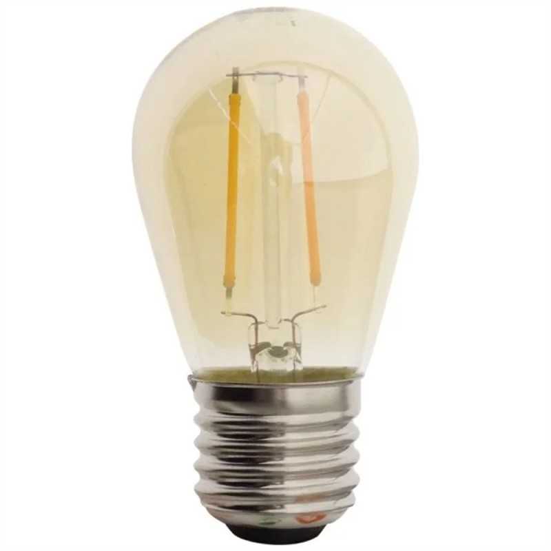 Bec LED cu filament S45FC, E27, dimabil, 4 W, 2700 K, lumină caldă