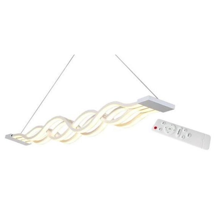 Plafonieră LED albă dimabilă Wi-Fi cu telecomandă, 152 W, 7500 lm
