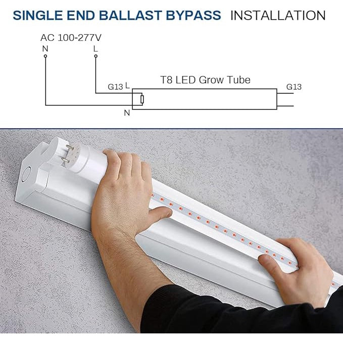 Tub LED T8, 16 W, 1212 mm, soclu G13, lumină albă caldă