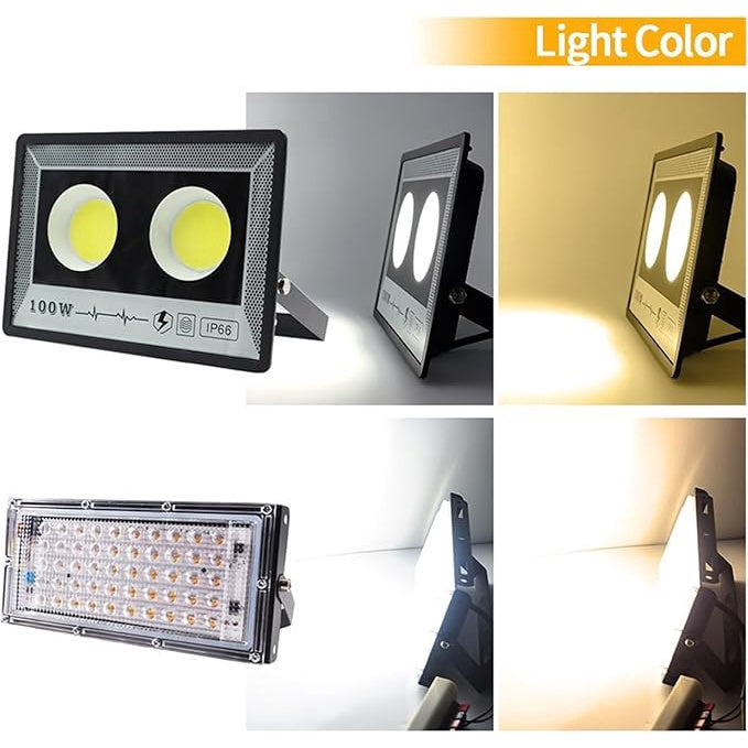 Proiector LED KMTL 300 W, 24.000 lm, lumină rece, pentru exterior