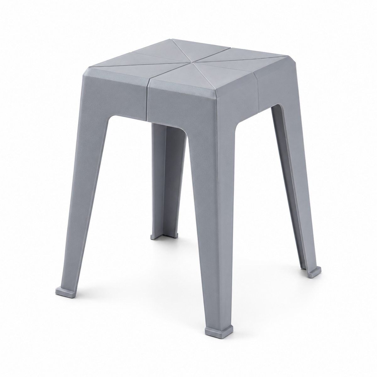 Scaun 826 gri, plastic durabil, 45x29 cm, interior/exterior