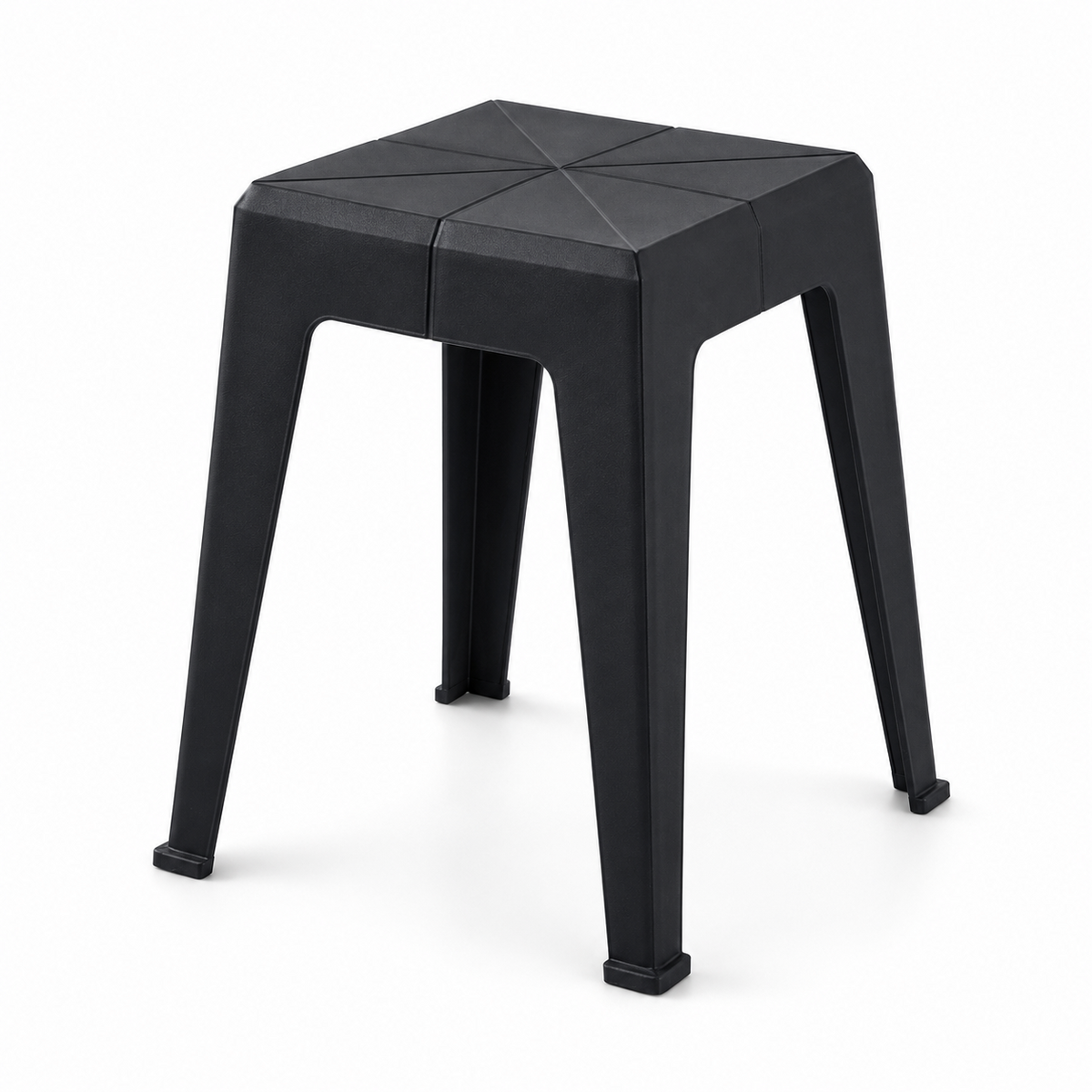 Scaun 826 negru, plastic durabil, 45x29 cm, interior/exterior