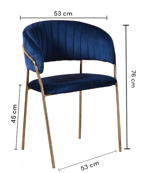 Scaun PY-01 Albastru