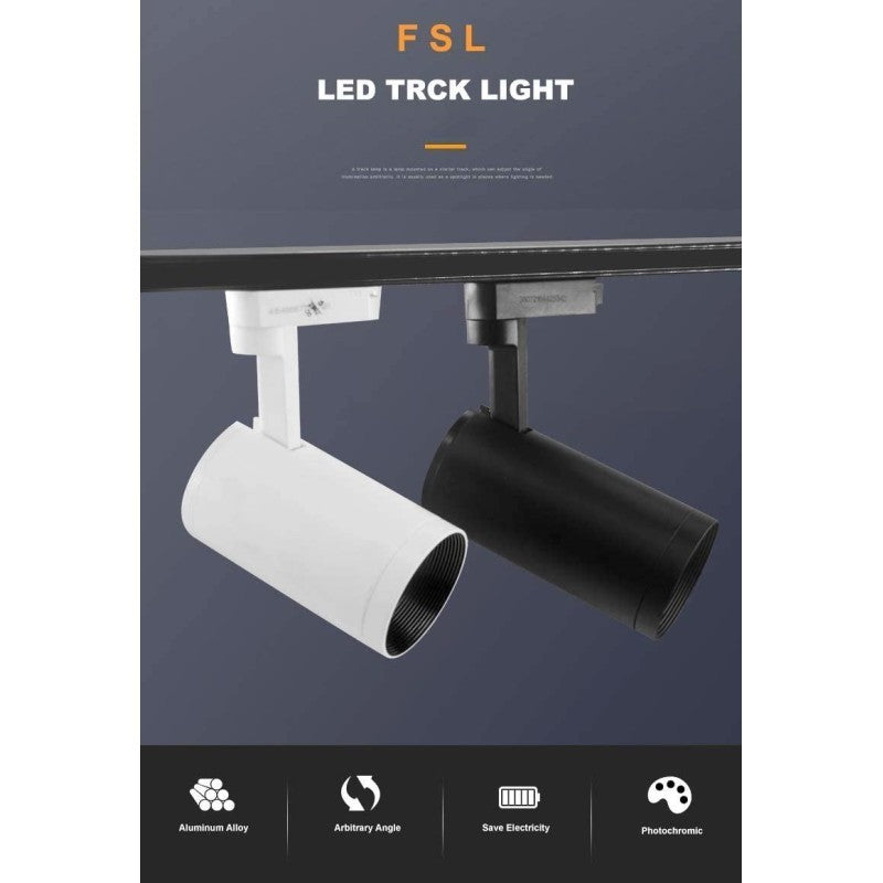 Șină pentru proiectoare LED, 1 m, neagră, 220 V, pentru interior