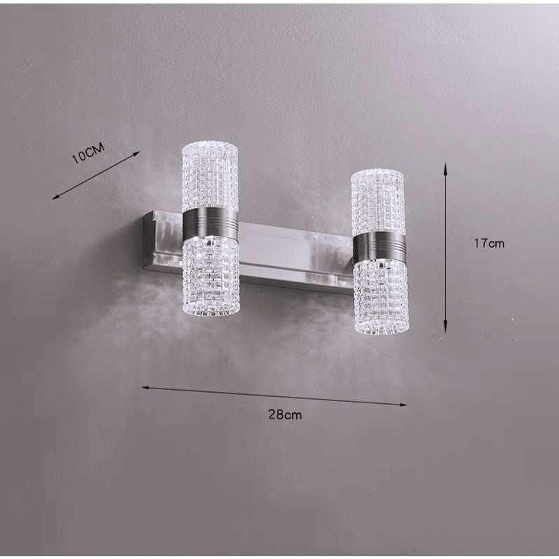 Spot LED cromat pentru oglindă, 16 W, 28 cm, 1440 lm, 3 temperaturi de culoare