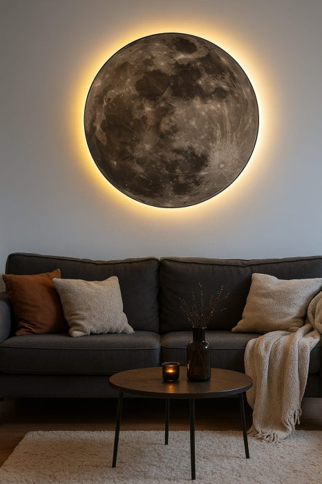 Tablou Luna cu Led