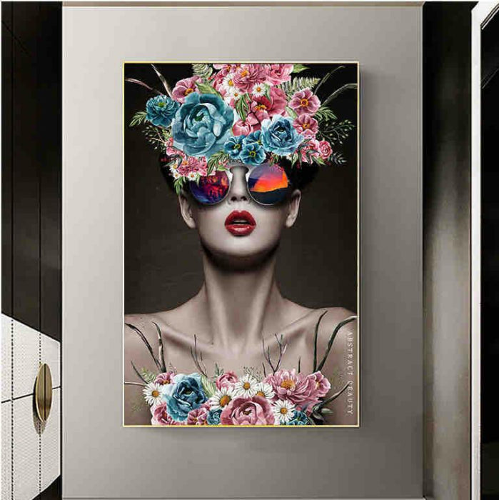 Tablou Portret Floral