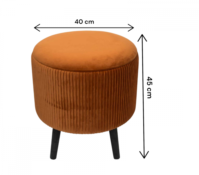 Taburet XWD19B410 L Portocaliu